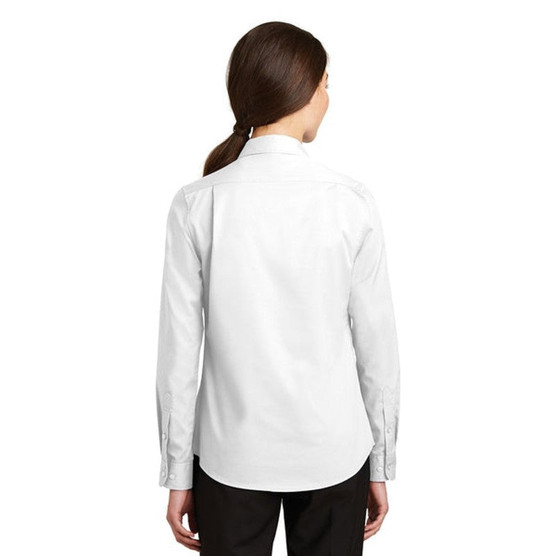 NEW SEI - Port Authority Ladies SuperPro Twill Shirt - White