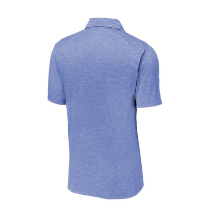 NEW SEI - Sport-Tek PosiCharge Tri-Blend Wicking Polo - True Royal Heather