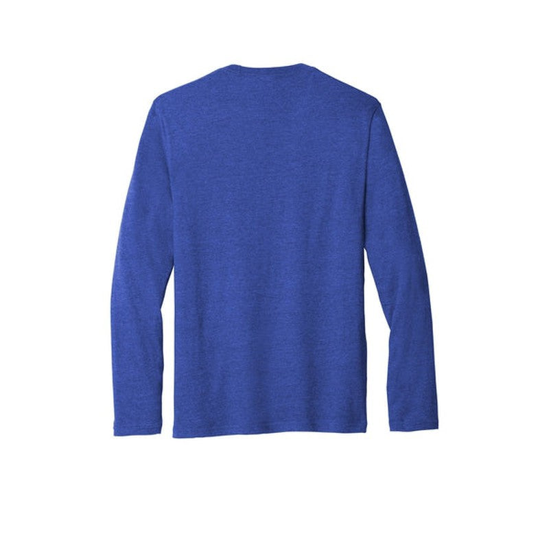 NEW SEI - Port & Company Long Sleeve Fan Favorite Blend Tee - True Royal Heather