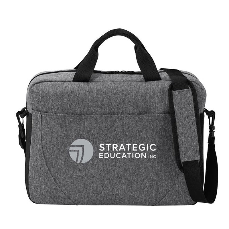 SEI Access Briefcase-Heather Grey/ Black