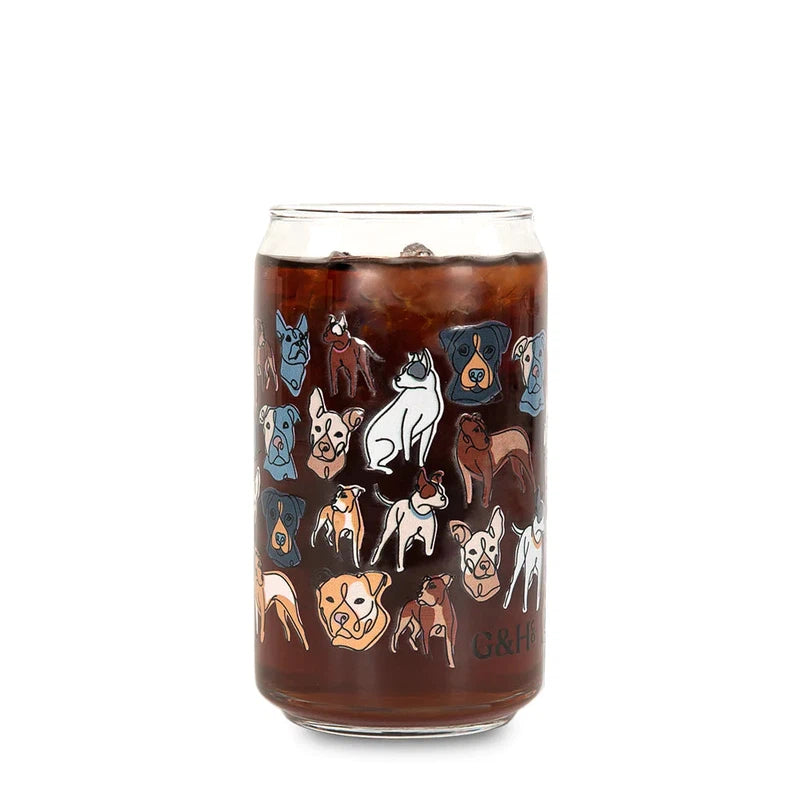 Must Love Dogs Lovable Cold Brew Glass