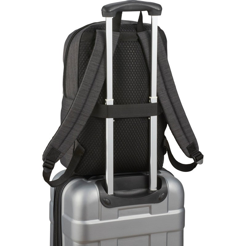 SEI NBN Whitby Slim 15" Computer Backpack w/ USB Port-Charcoal