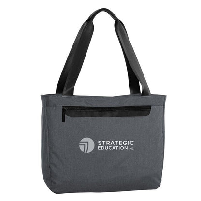 SEI Exec Laptop Tote-Graphite Heather/ Black