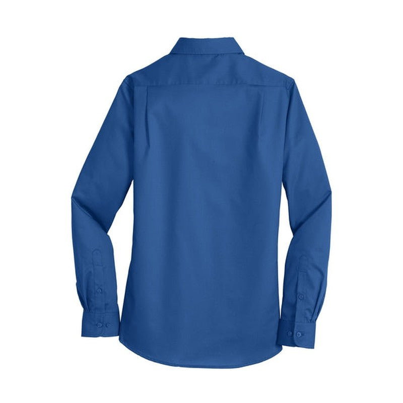 NEW SEI - Port Authority Ladies SuperPro Twill Shirt - True Blue