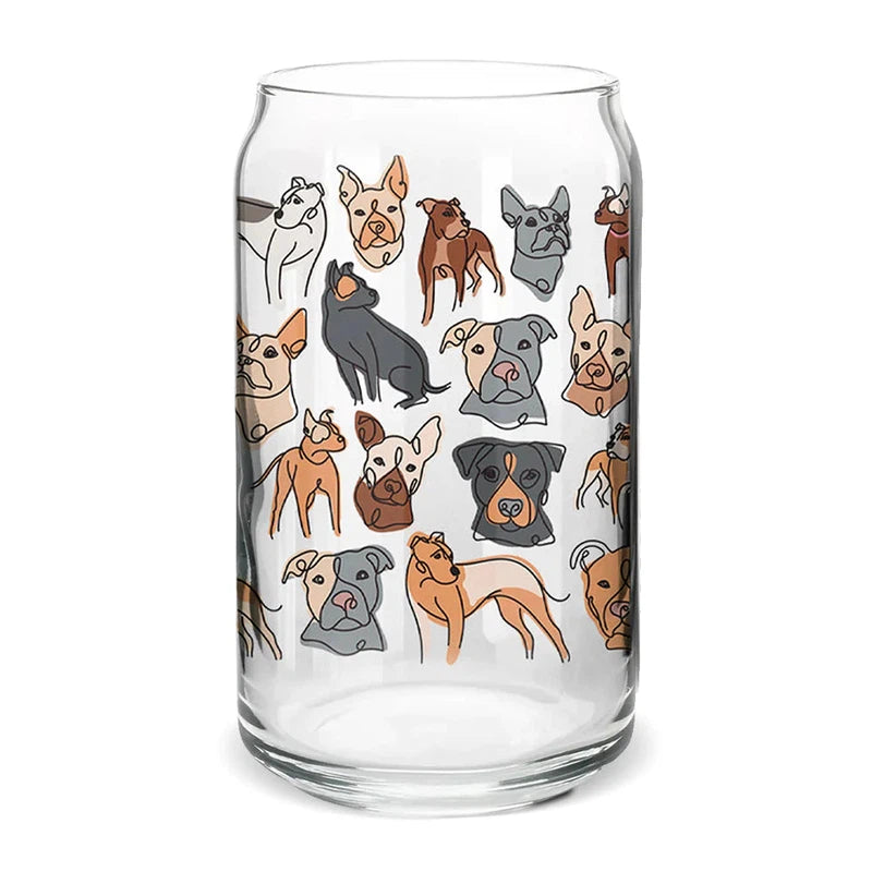 Must Love Dogs Lovable Cold Brew Glass