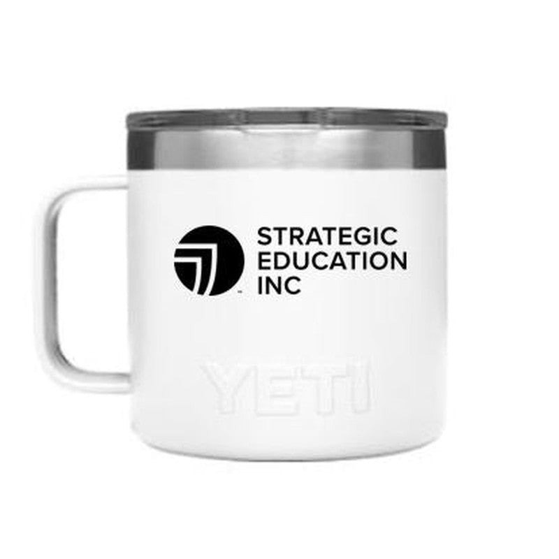 NEW SEI YETI Rambler 14oz Mug WITH MAGSLIDER™ LID - White