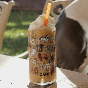 Must Love Dogs Lovable Cold Brew Glass